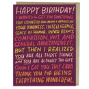 Everything Wonderful Birthday Greeting Card