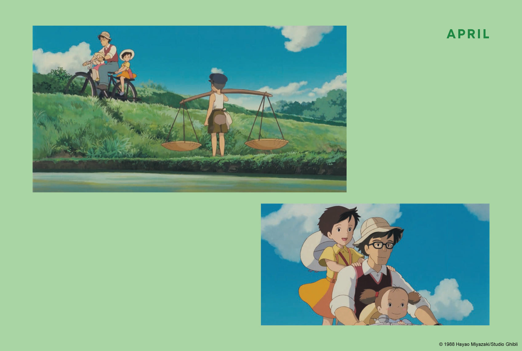 Studio Ghibli My Neighbor Totoro 2027 12-Month Weekly Planner
