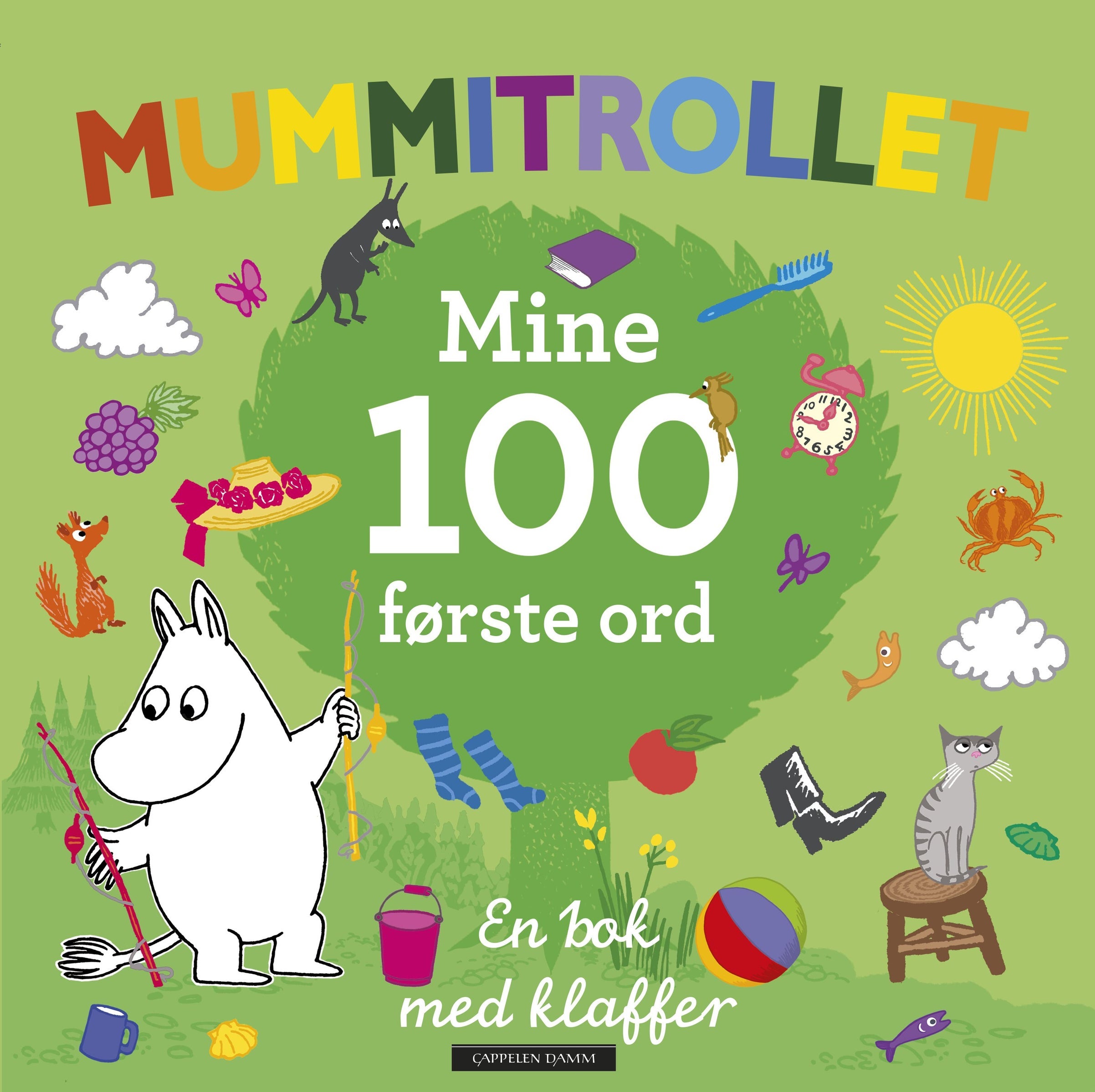 Mummitrollet - mine 100 første ord : en bok med klaffer