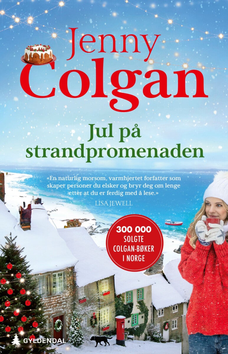 Jul på strandpromenaden
