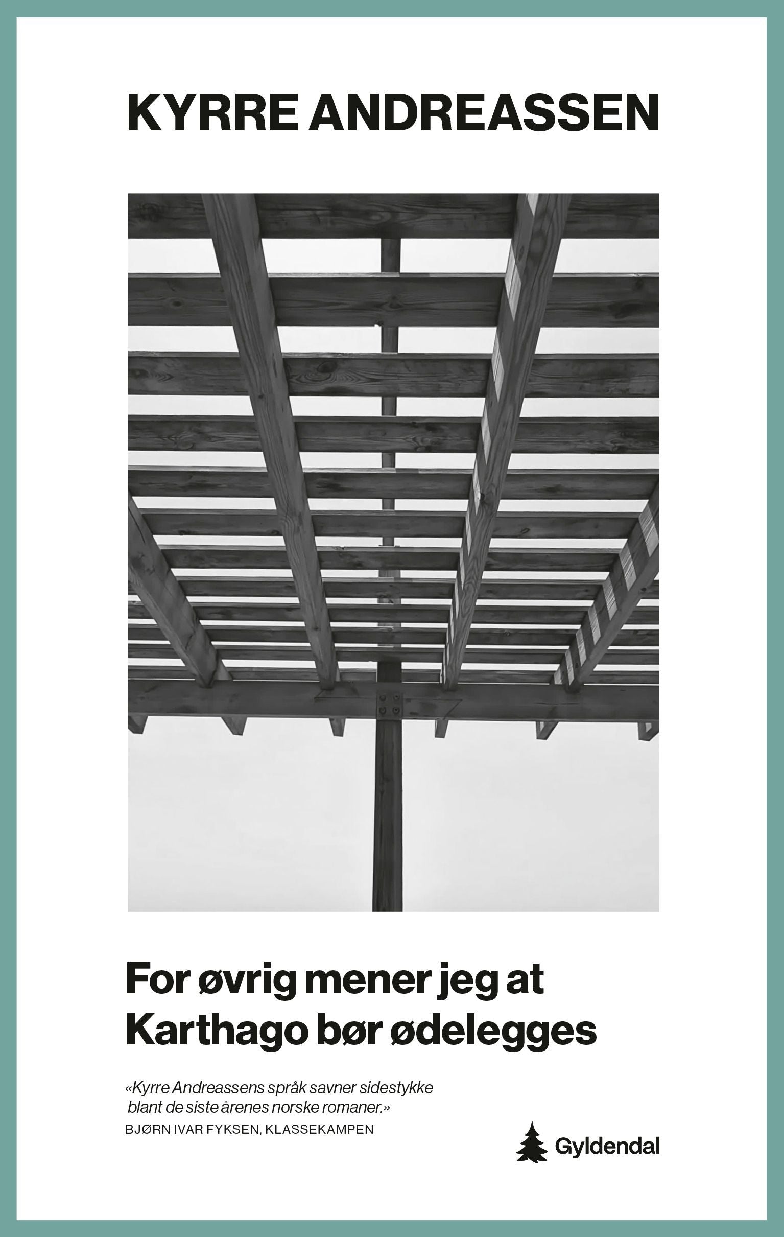 For øvrig mener jeg at Karthago bør ødelegges