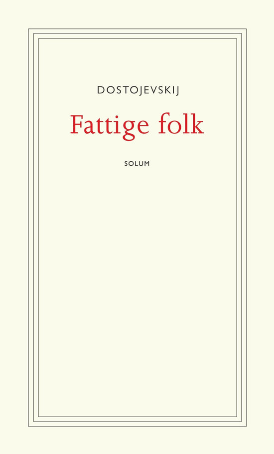 Fattige folk