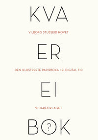 Kva er ei bok?