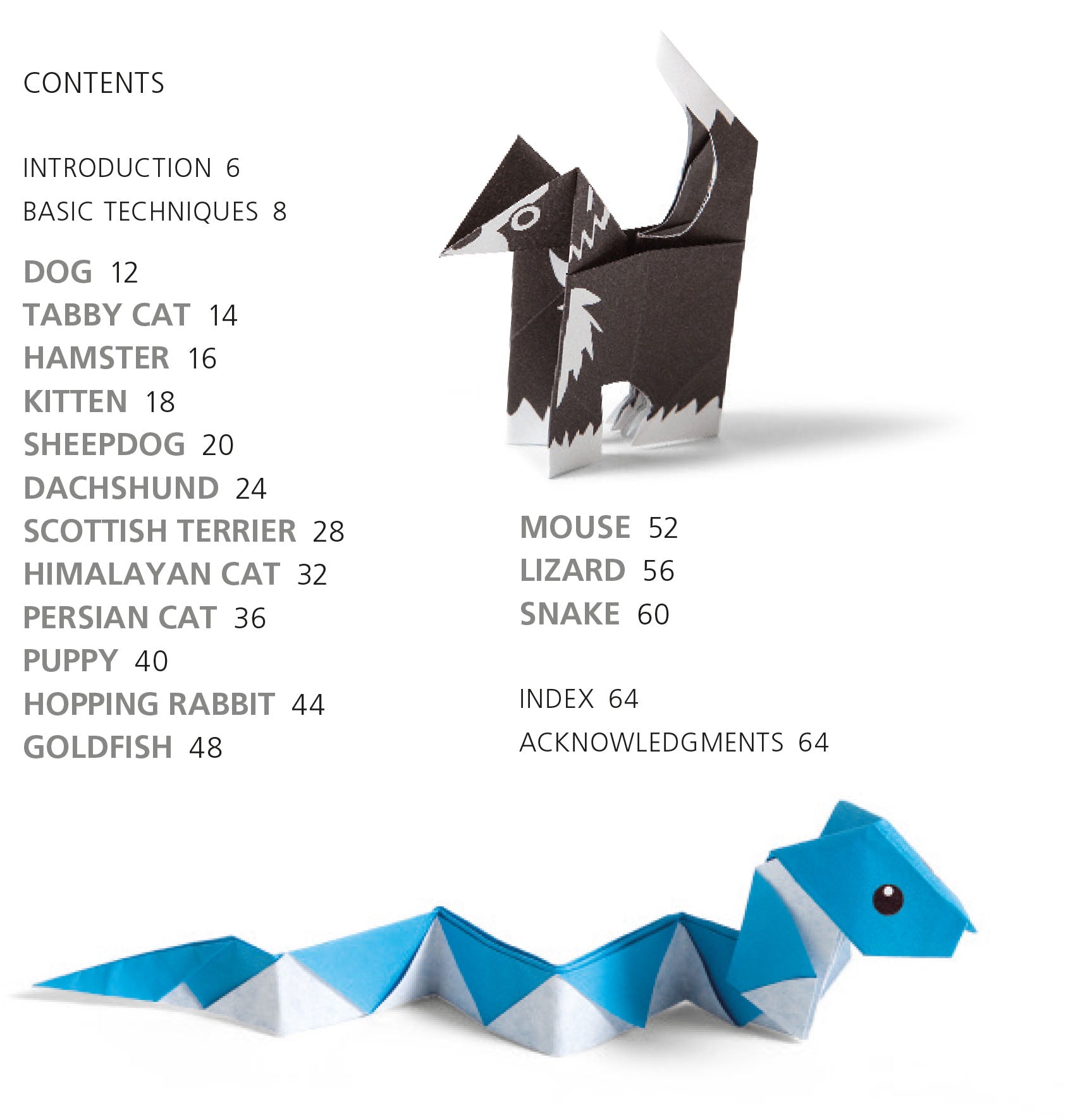 Origami Pets