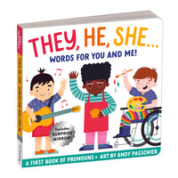 They, He, She: Words for You and Me Board Book