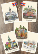 Norge postcard IV (A6)