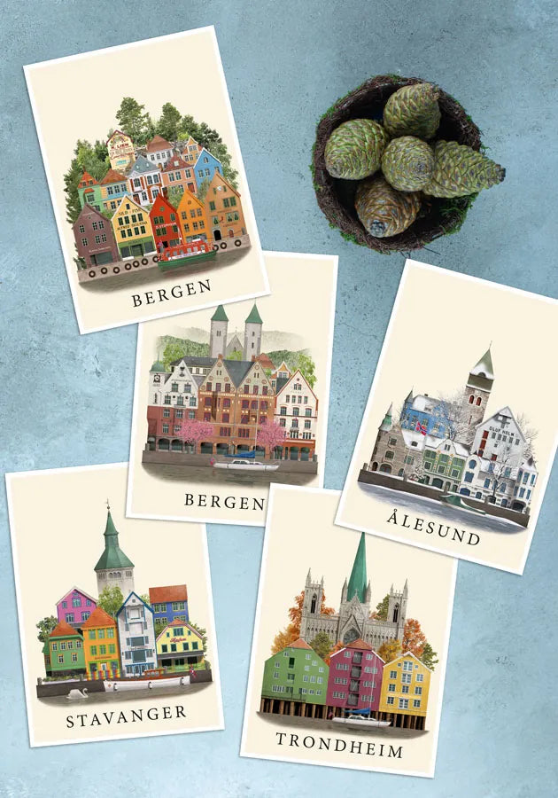 Norge postcard IV (A6)