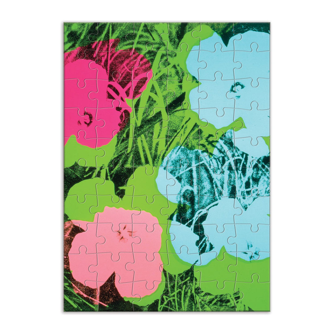 Andy Warhol Flowers Greeting Card P