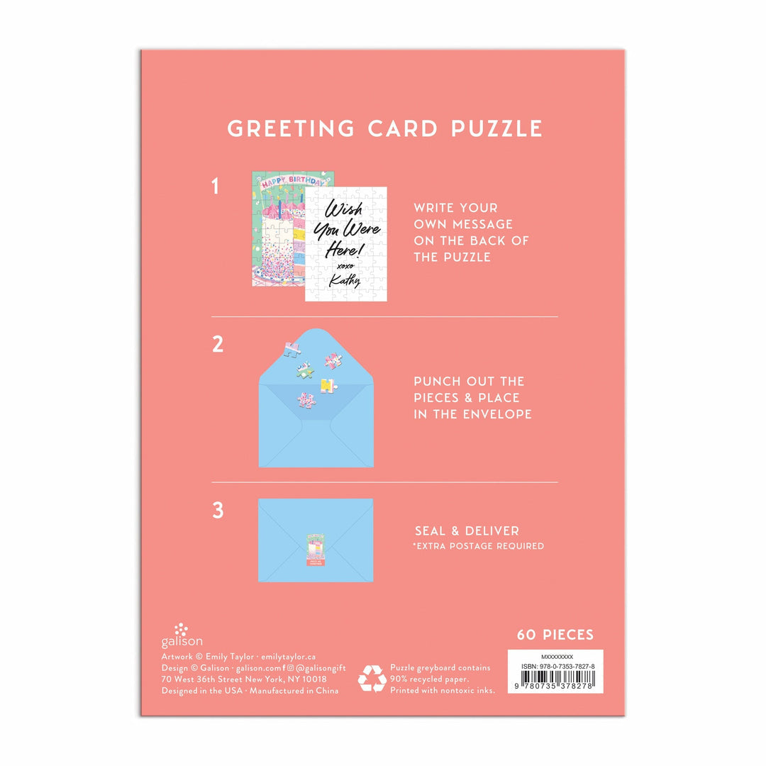 Confetti Birthday Cake Greeting Card