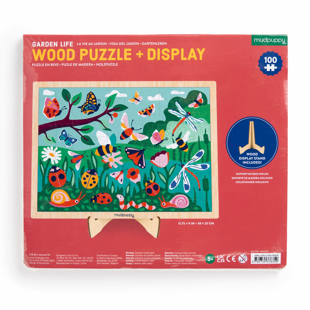 Garden Life 100 Piece Wood Puzzle +