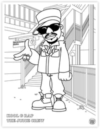 Hip Hop Coloring Book