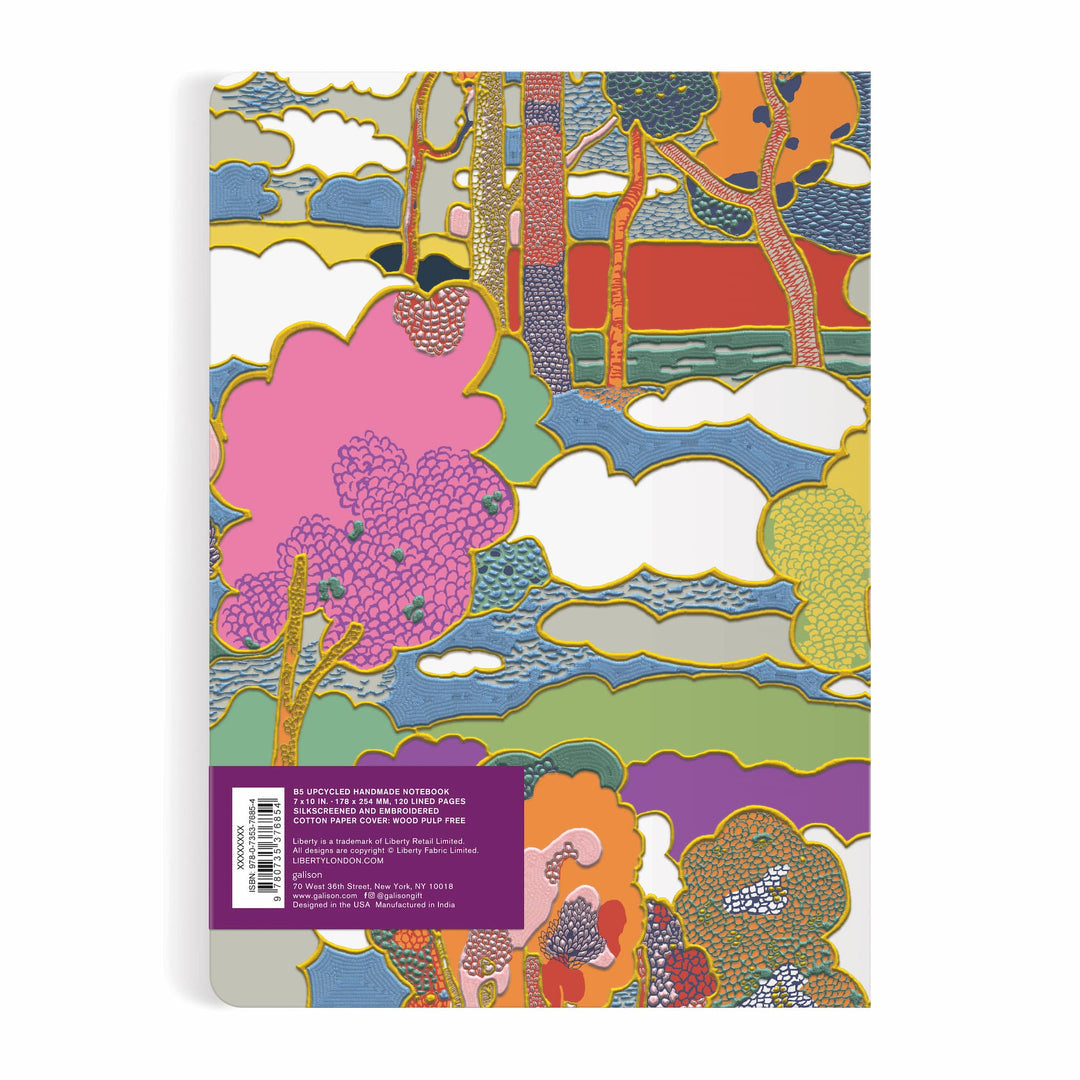 Liberty Prospect Road Handmade Embroidered B5 Journal